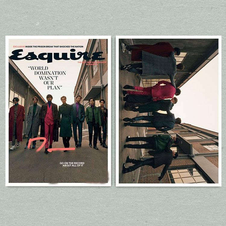 BTS Esquire Mmagazine Poster