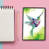 DIY Special Shaped Diamond Painting Owl Bird 50 Pages A5 Drawing Notebook