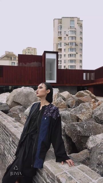 JUMA Upcycled Bomber Jacket - Grey