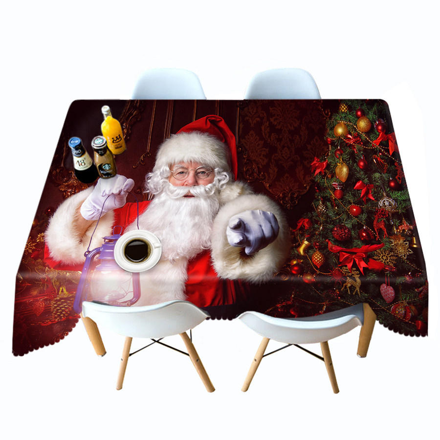 

Christmas - 3D Tablecloth, 140*140cm, 501 Original