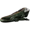 Simulation Lizard Sculptures,Hand Painted Resin Jungle Chameleon Sculpture Tropical Reptile Animal Model Home Decor Craft Ornament Accessories