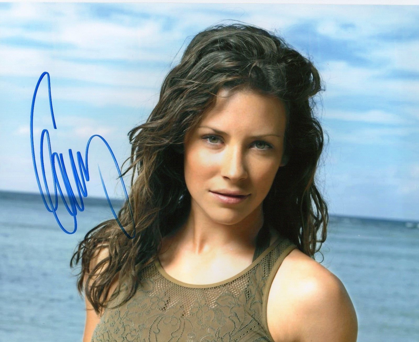 EVANGELINE LILLY AUTOGRAPHED SIGNED A4 PP POSTER Photo Poster painting PRINT 11