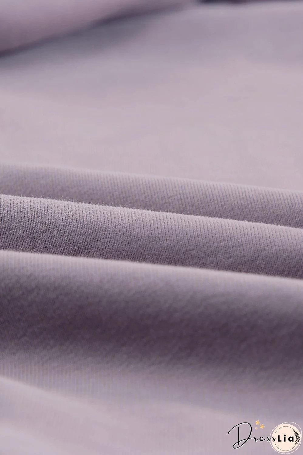 Solid Color Hooded Sweatshirt