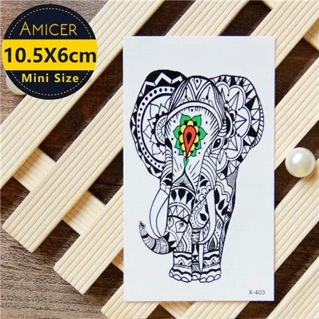 Waterproof Temporary 3d Tattoos sticker on body art color tattoo Cat fake glitter tattoo flash women tattoo for girl