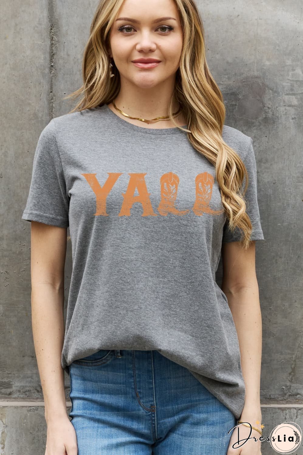 Simply Love Simply Love Full Size YALL Graphic Cotton Tee