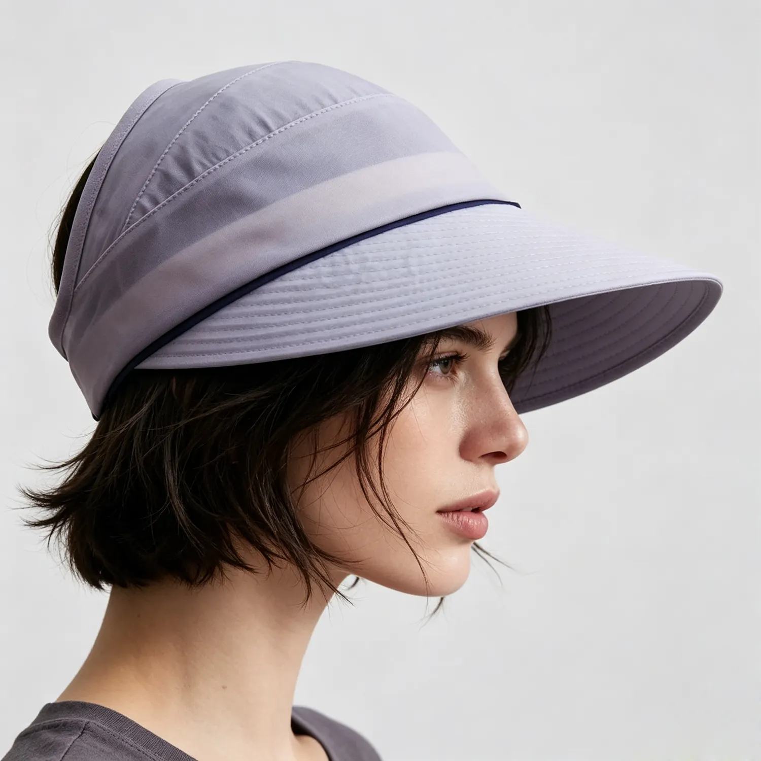 100% Silk Sun Hat Wide Brim Breathable Lightweight Visor For Women REAL SILK LIFE