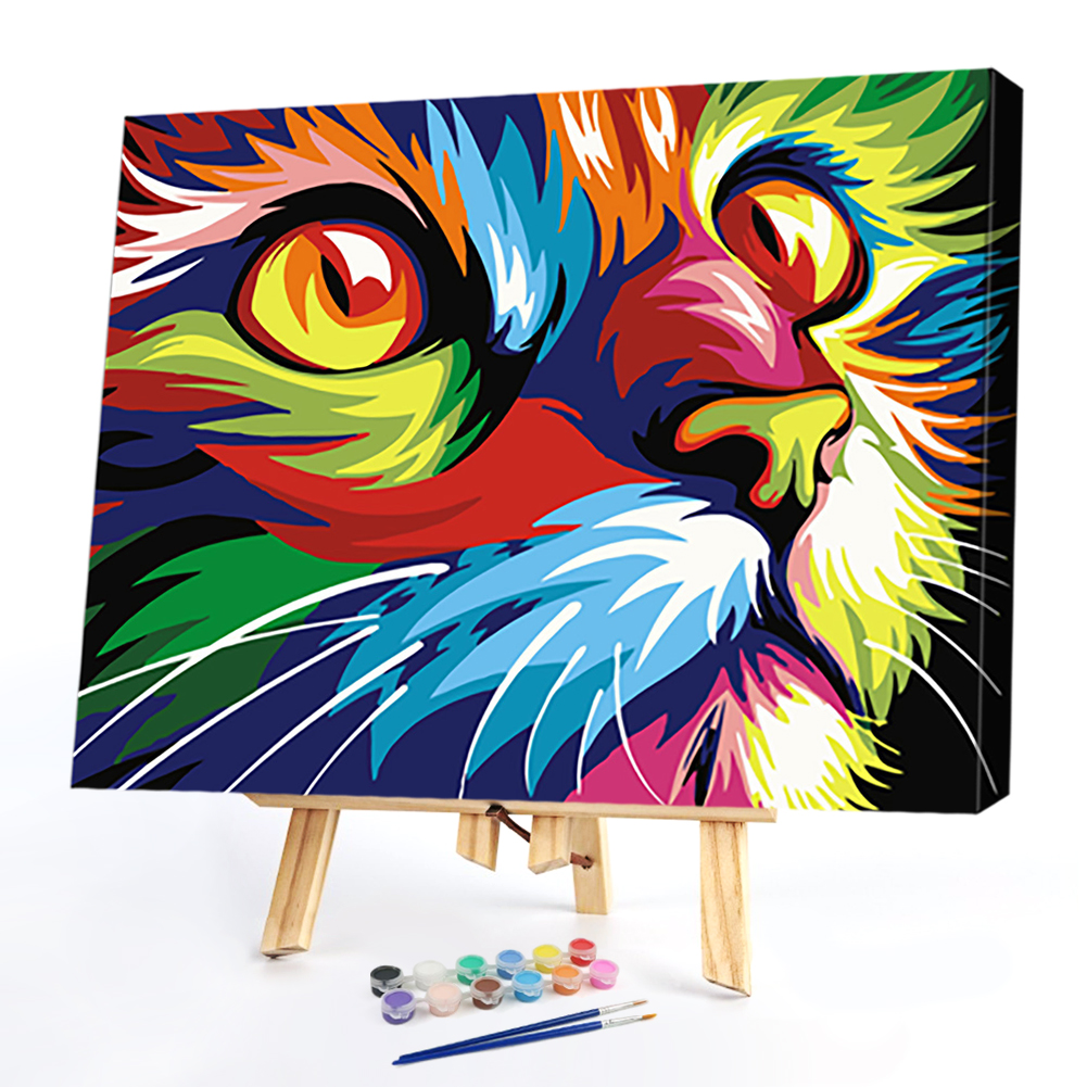 

40*30CM - Paint By Numbers - Cat, 501 Original