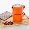 Ceramic Coffee Cup Set One Cup And One Pot