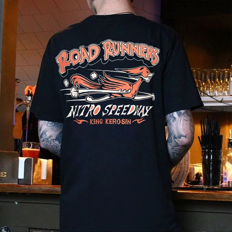 ROAD RUNNERS NITRO SPEEDWAY Print Men's T-shirt