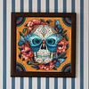 Diamond Painting-DIY Full Round Drill Flower Skull