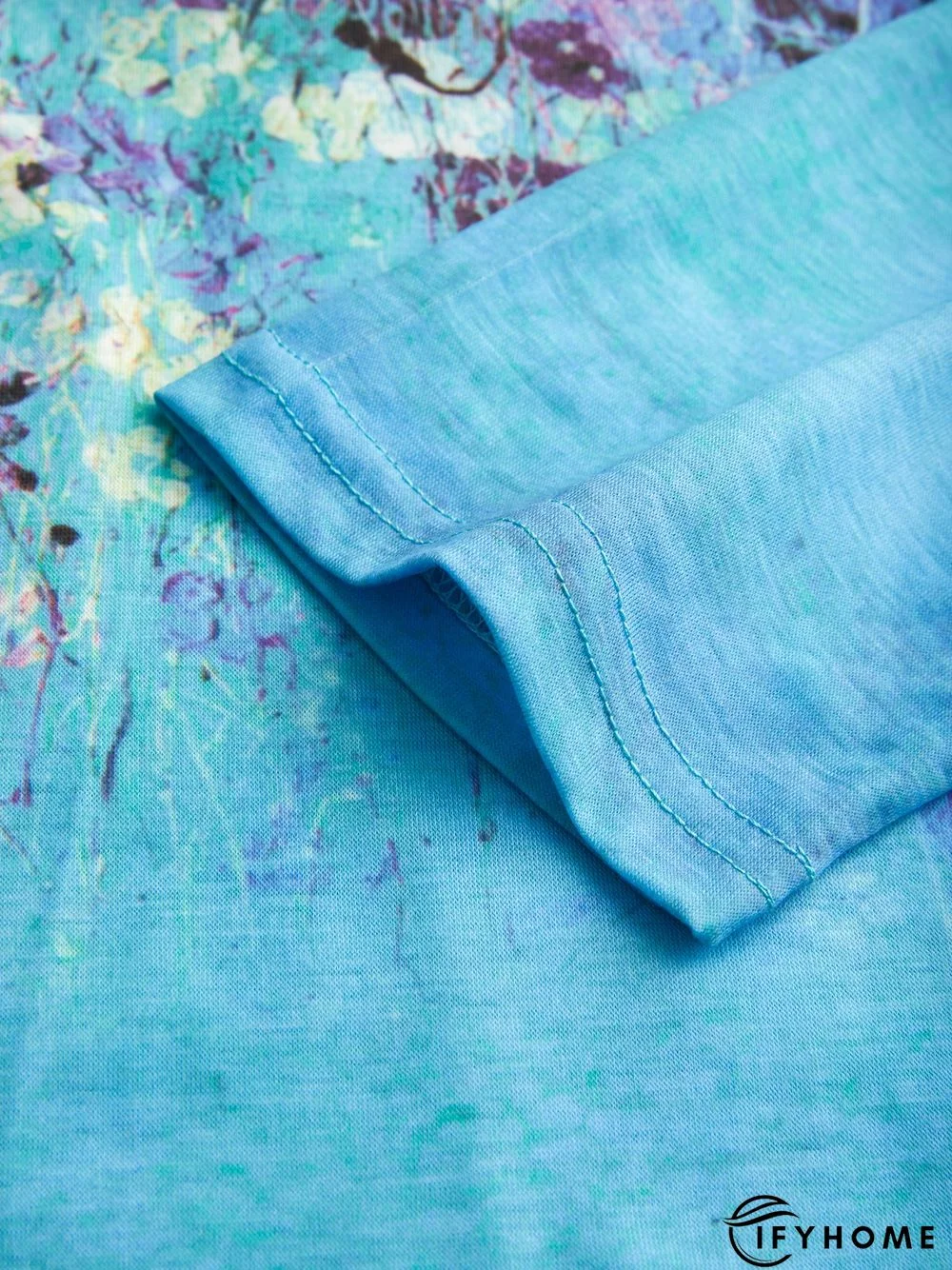 Cotton-Blend Striped Long Sleeve Vintage Top | IFYHOME