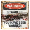 Warning - Vintage Metal Signs(12*16Inch) - Warning