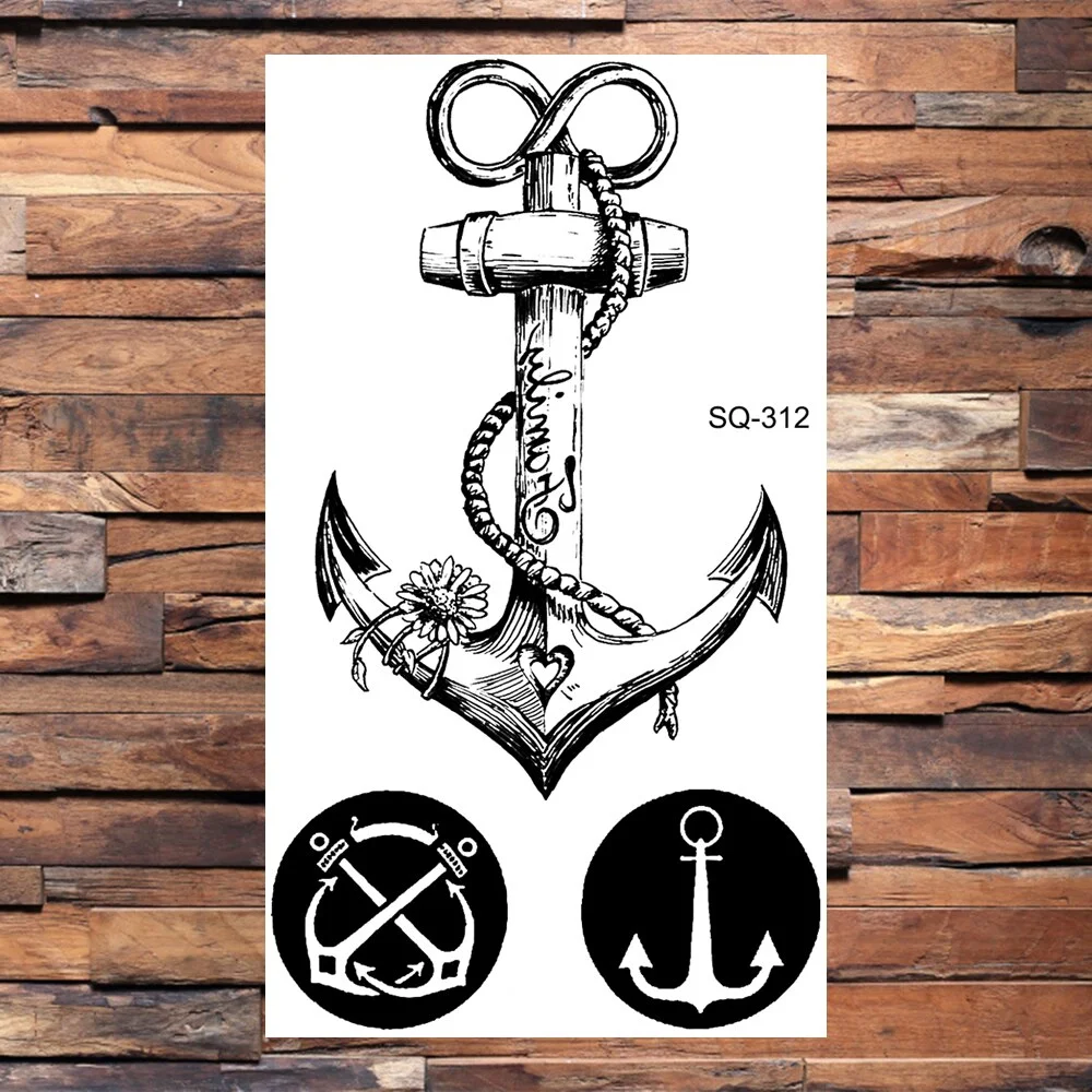 Small Butterfly Temporary Tattoos For Women Girls Realistic Skull Rose Flower Snake Feather Fake Tattoo Sticker Back Arm Tatoos