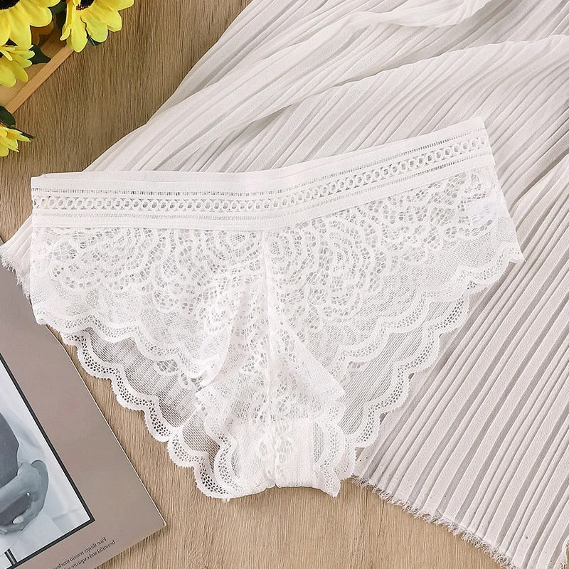 Sexy lace underwear women transparent panties ladies seamless panties sexy women underwear