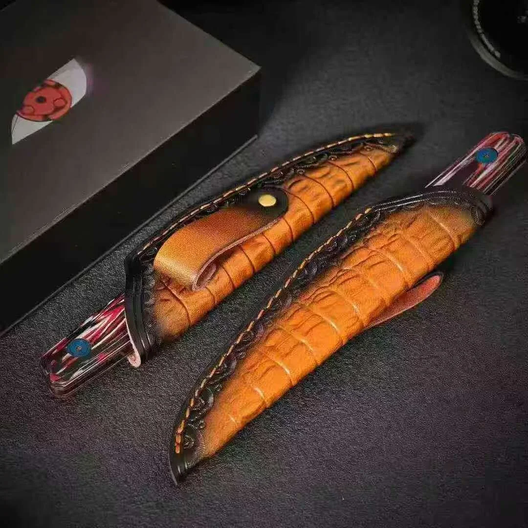 Vacuum-compressed military-grade G10 copper-clad blued multi-functional knife