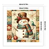 Xmas Snowman-11CT Stamped Cross Stitch 40*40cm tapestrymarket