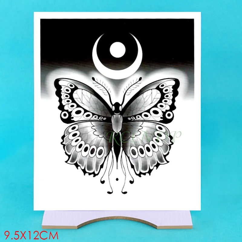 Sdrawing Temporary Tattoo Sticker butterfly insect Fake Tatto Flash Tatoo Hand Arm art Tattoos for Girl Women Men
