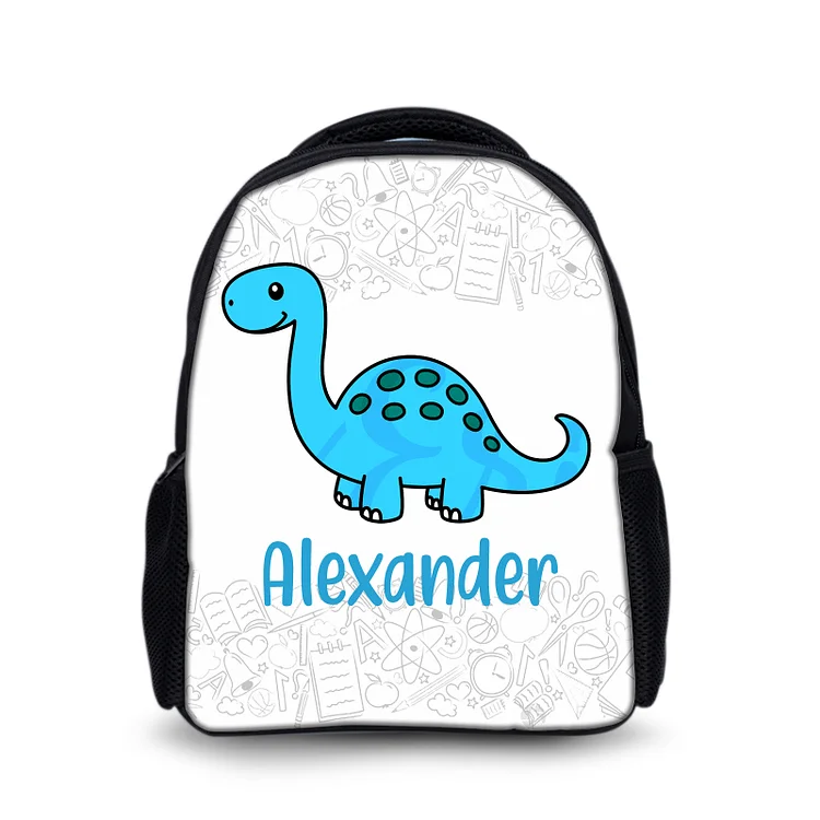 Personalisierte Name Schüler Dinosaurier Schultasche