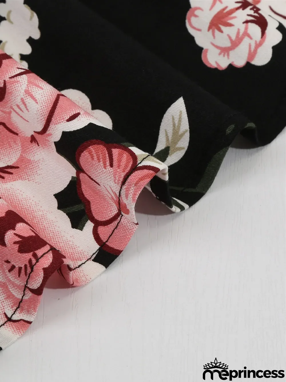 New Hepburn Vintage Cotton Floral Print Flower Dress Casual Short Sleeve Retro 50s 60s Swing Women Summer Swing Dresses