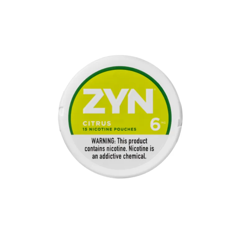 ZYN Nicotine Pouches Citrus smoke-free, for a fresh experience ZYN