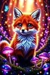 Luxury AB Velvet Diamond Painting Kit - Fox