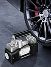 12V Car Tire Inflator 150PSI Dual Cylinder Tire Inflator Portable Air Compressor