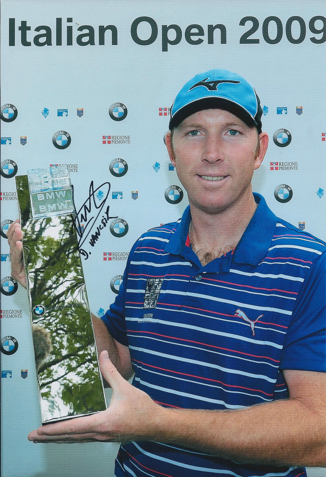 Daniel VANCSIK SIGNED AUTOGRAPH 12x8 Photo Poster painting AFTAL COA BMW Italian Open Winner