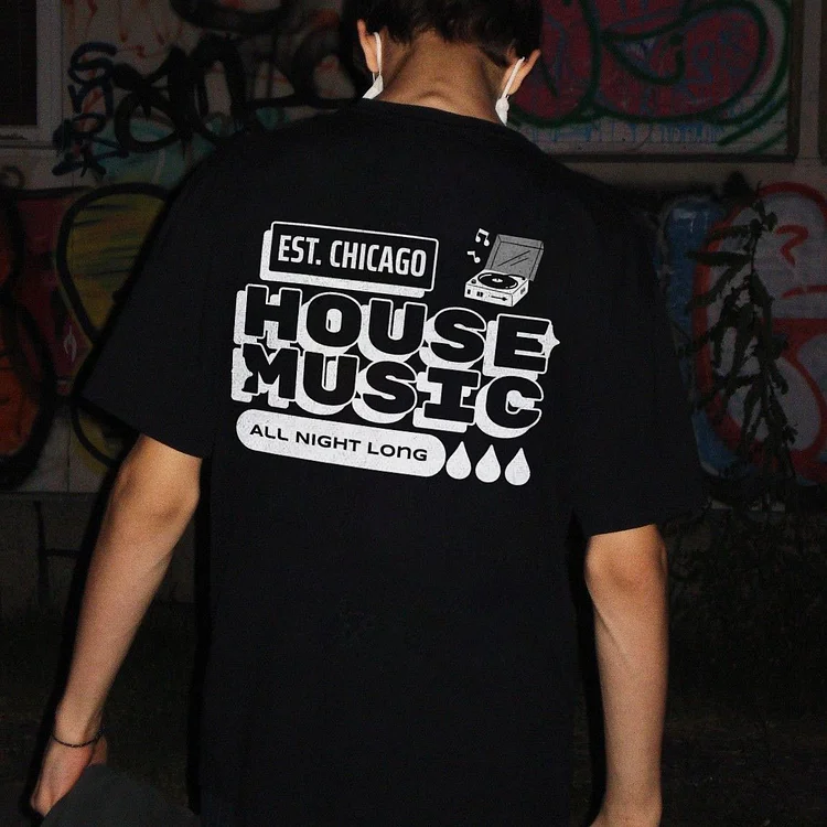 House Music All Night Long T-shirt