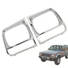 1 Pair Headlight Frame 5EM72SW1 Headlamp Bezel Cover for Jeep Cherokee 1998-2002