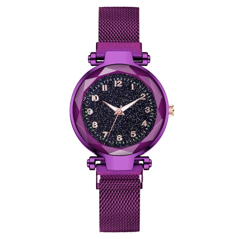 Minimalist Starry Sky Suction Buckle Quartz Watch Women’s Watches