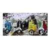 Moto - Enseigne M&eacute;tallique de permis de voiture(30*15cm)