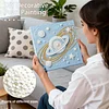 (25x25cm)DIY Pearl Painting Framed Handmade Pearl Material Art Kit Living Room Decor