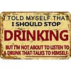 Drinking - Metal Tin Signs(8*12Inch/12*16Inch) - Bar