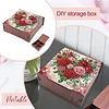 Diamond Painting Wooden Love Rose 4 Slots Diamond Painting Storage Box for Adult Beginner