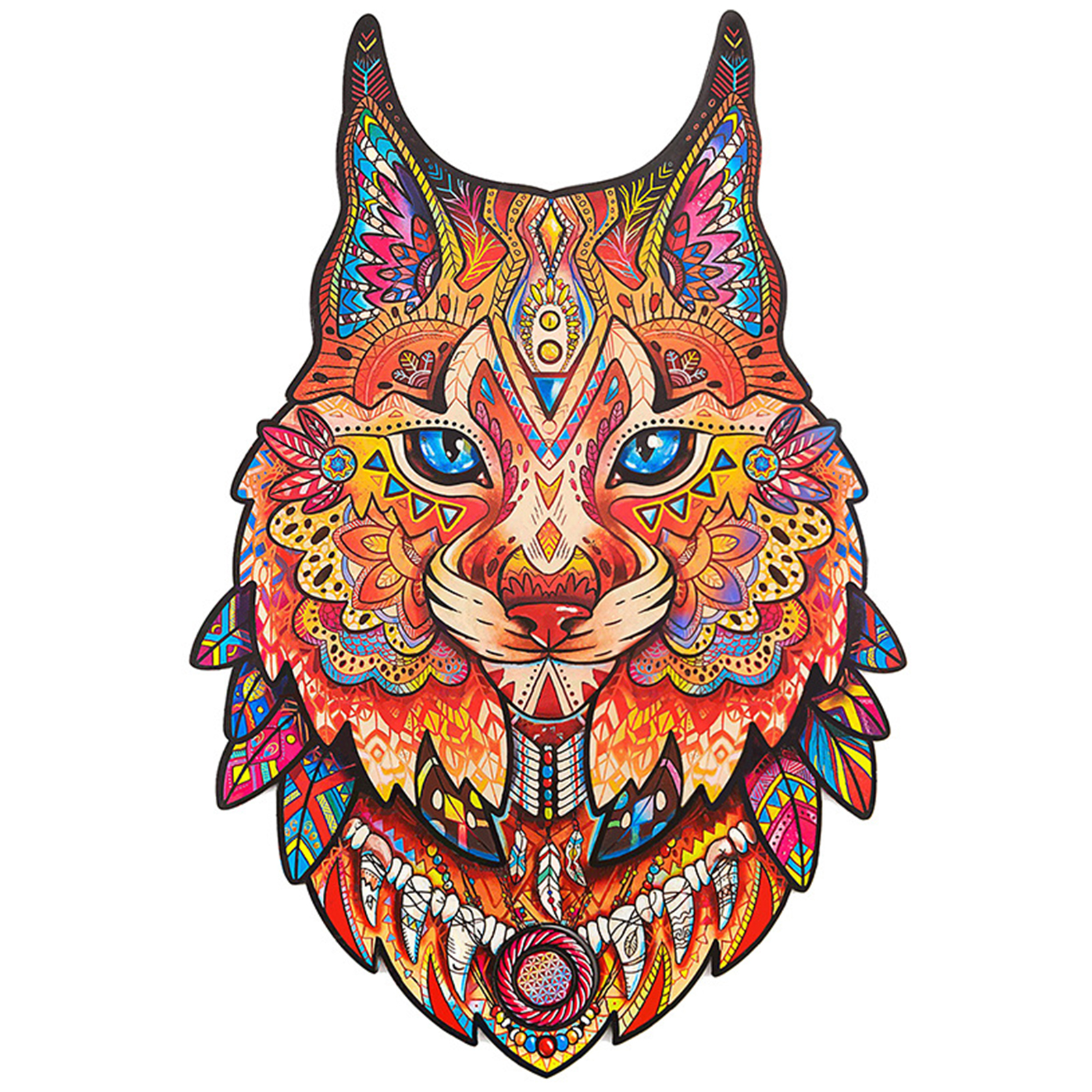

Wooden Bobcat - Special Shaped Jigsaw Puzzle - 28.5*19.2CM, 501 Original