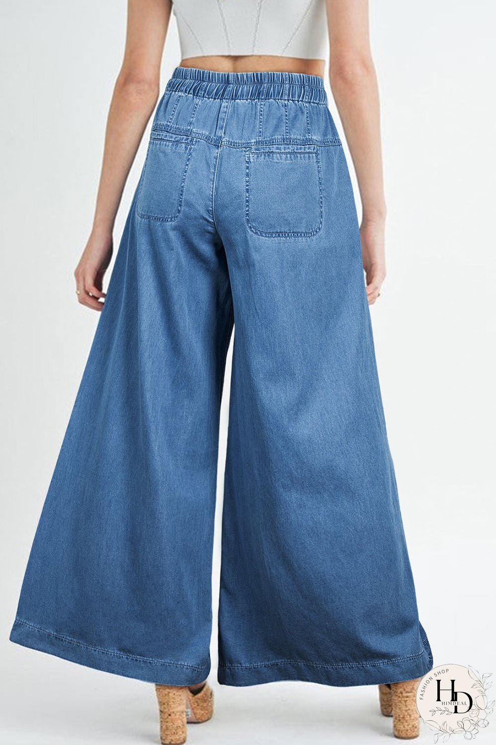 Statement Wide Leg Jeans