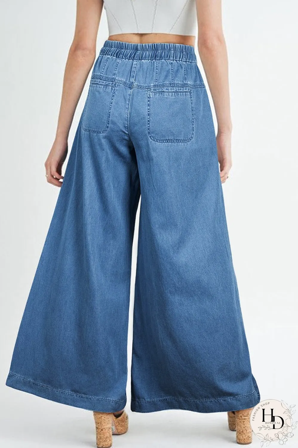 Statement Wide Leg Jeans