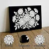 uk.everydayedeals DIY Pearl Painting With Frame - Handmade Self-Adhesive Pearls - Bouquet(20*30cm)