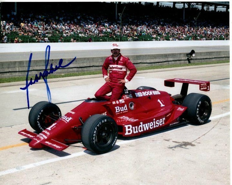 Bobby rahal signed autographed indy 8x10 Photo Poster painting