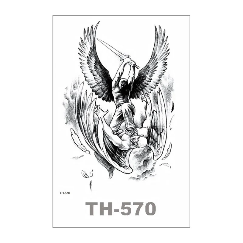 SDRAWING Temporary Tattoo For Women Sexy Tattoo Stickers Body Art Tattoo Chest Stickers Arm Tattoo Men Fashionable Fake Tatoo Cool Tattoo