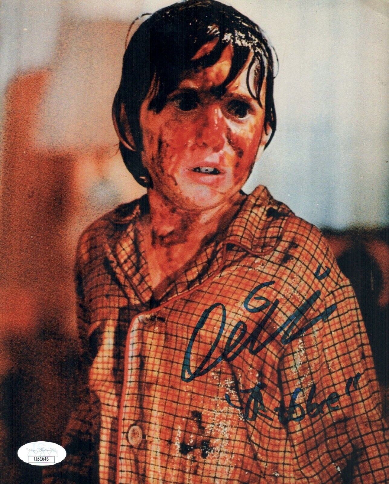 OLIVER ROBINS Signed ROBBIE 8x10 Photo Poster painting POLTERGEIST Horror Autograph JSA COA Cert