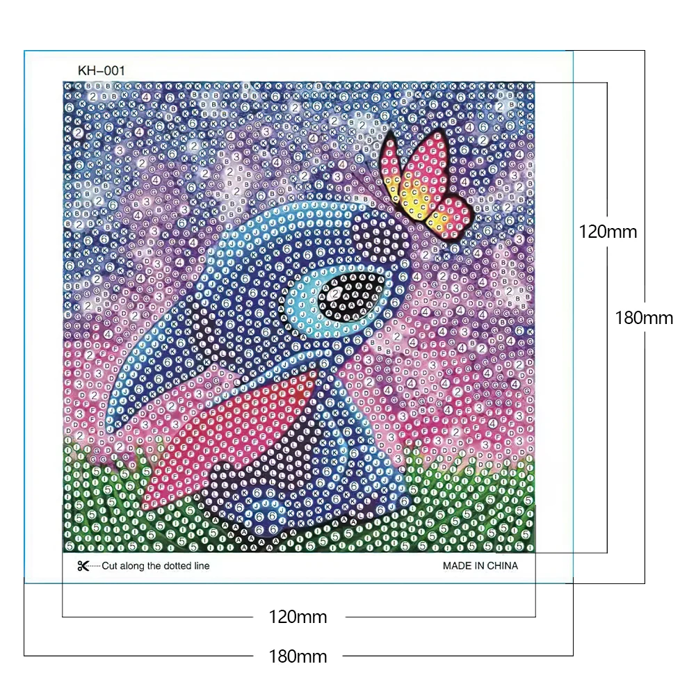 Diamond Painting - Full Crystal Rhinestone - Stitch(18*18cm)