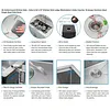 [US Local Warehouse] 2 Pack Shade Sail Poles 10FT Outdoor Sun Shade Poles 2.102in Diameter Heavy Duty Metal Post for Deck Patio Outside Backyard