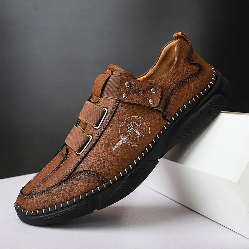 Brand Men's Casual Shoes Leather Men's Sneakers Classic Men's Moccasins Loafers Outdoor Platform Shoes Hot Sale Men's Shoes