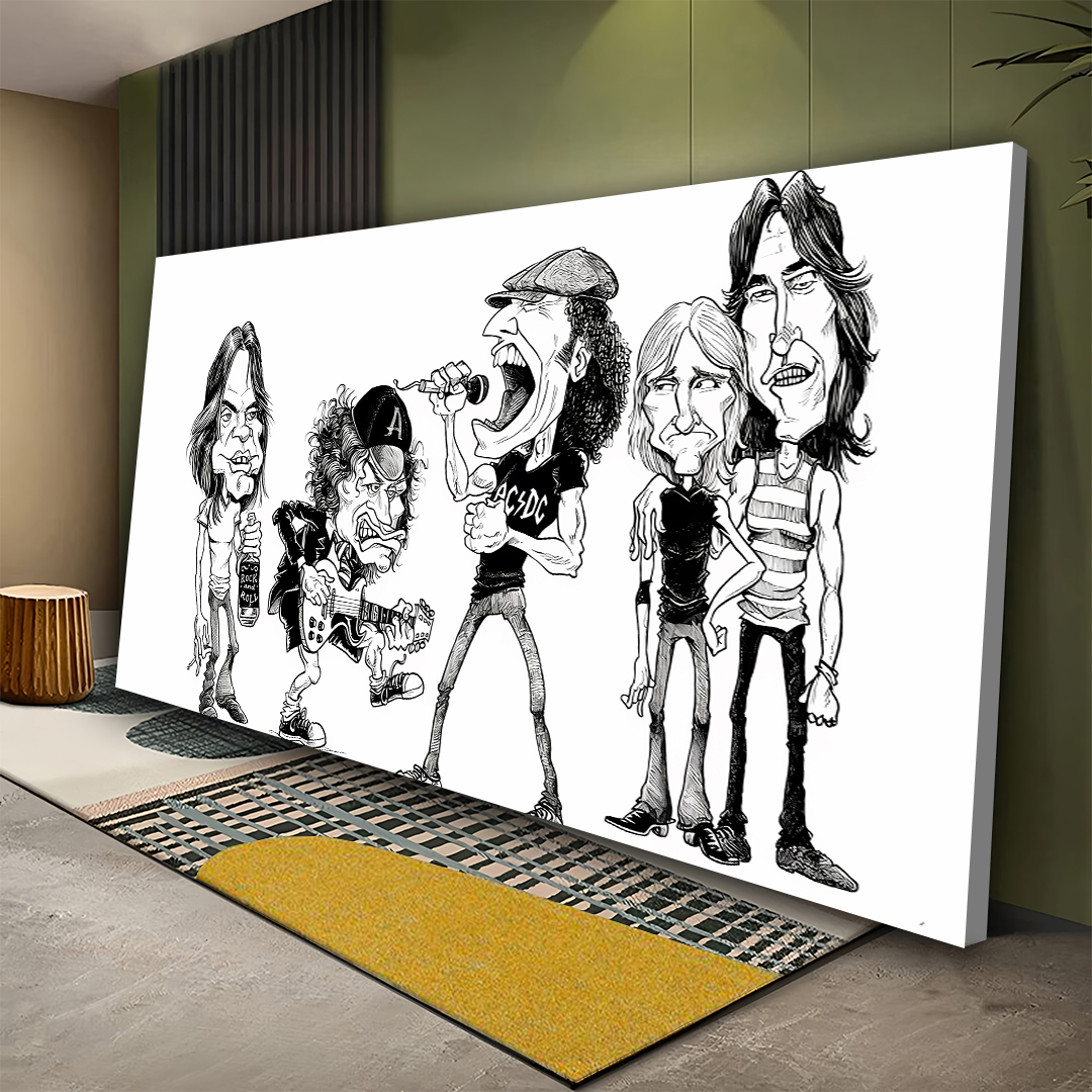 AC/DC Canvas Wall Art
