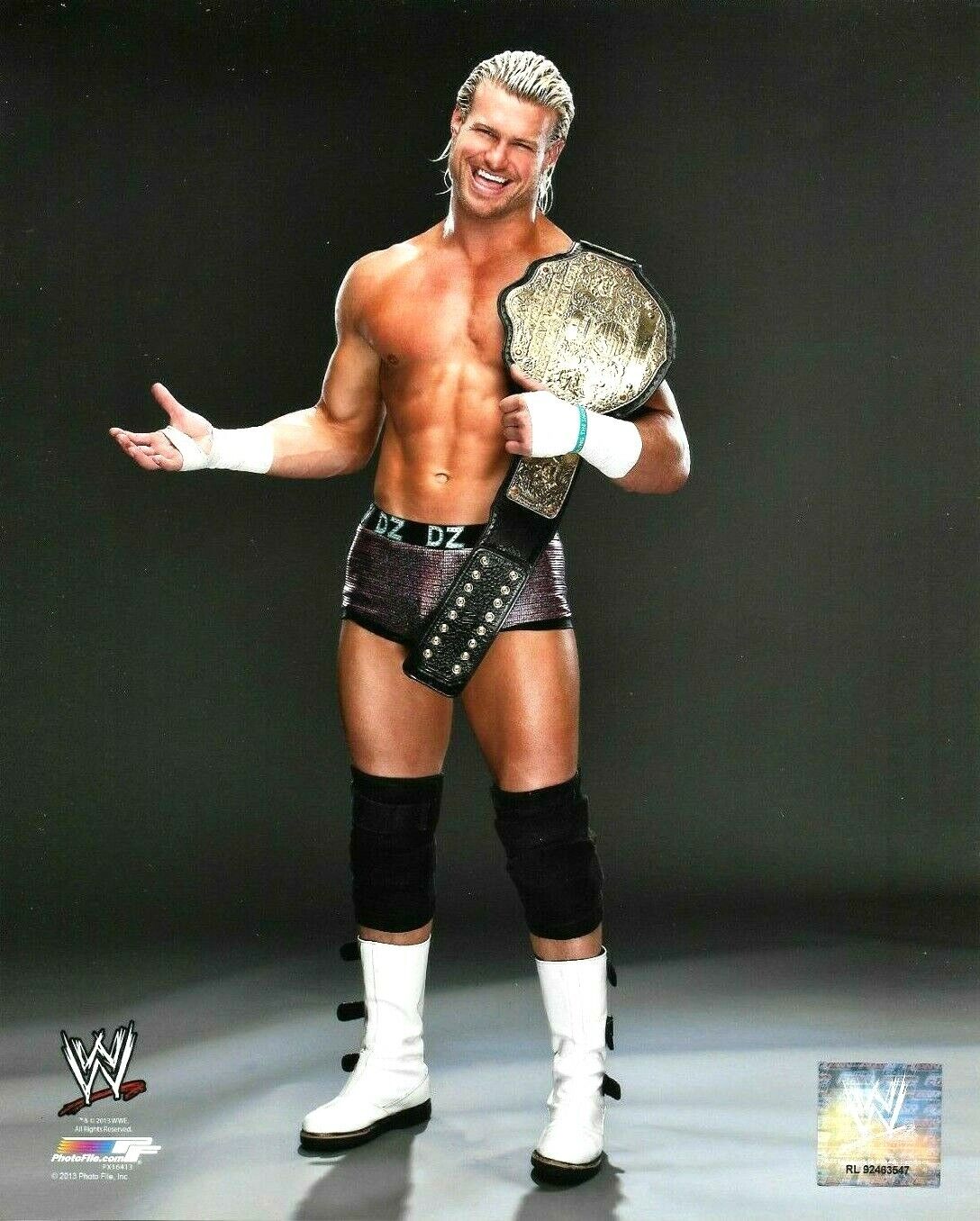 WWE DOLPH ZIGGLER OFFICIAL LICENSED ORIGINAL 8X10 WRESTLING Photo Poster painting FILE Photo Poster painting 15