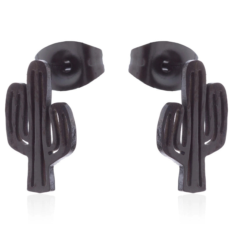 1 Pair Fashion Geometric Plating 304 Stainless Steel 18K Gold Plated Ear Studs