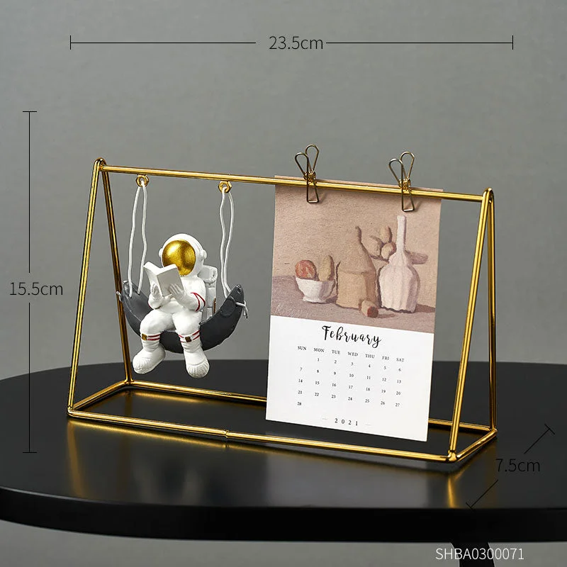 Space Man Figurines Home Decoration Accessories For Living Room Astronaut Statues Office Desk Decoration Children Birthday Gifts