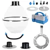 [US Local Warehouse] Balloon Stuffer Filling Tool with Air Pump & Expander Tool Balloon Stuffing Machine Set for Wedding Christmas Birthday Party Decoration (Multi port 2-in-1)