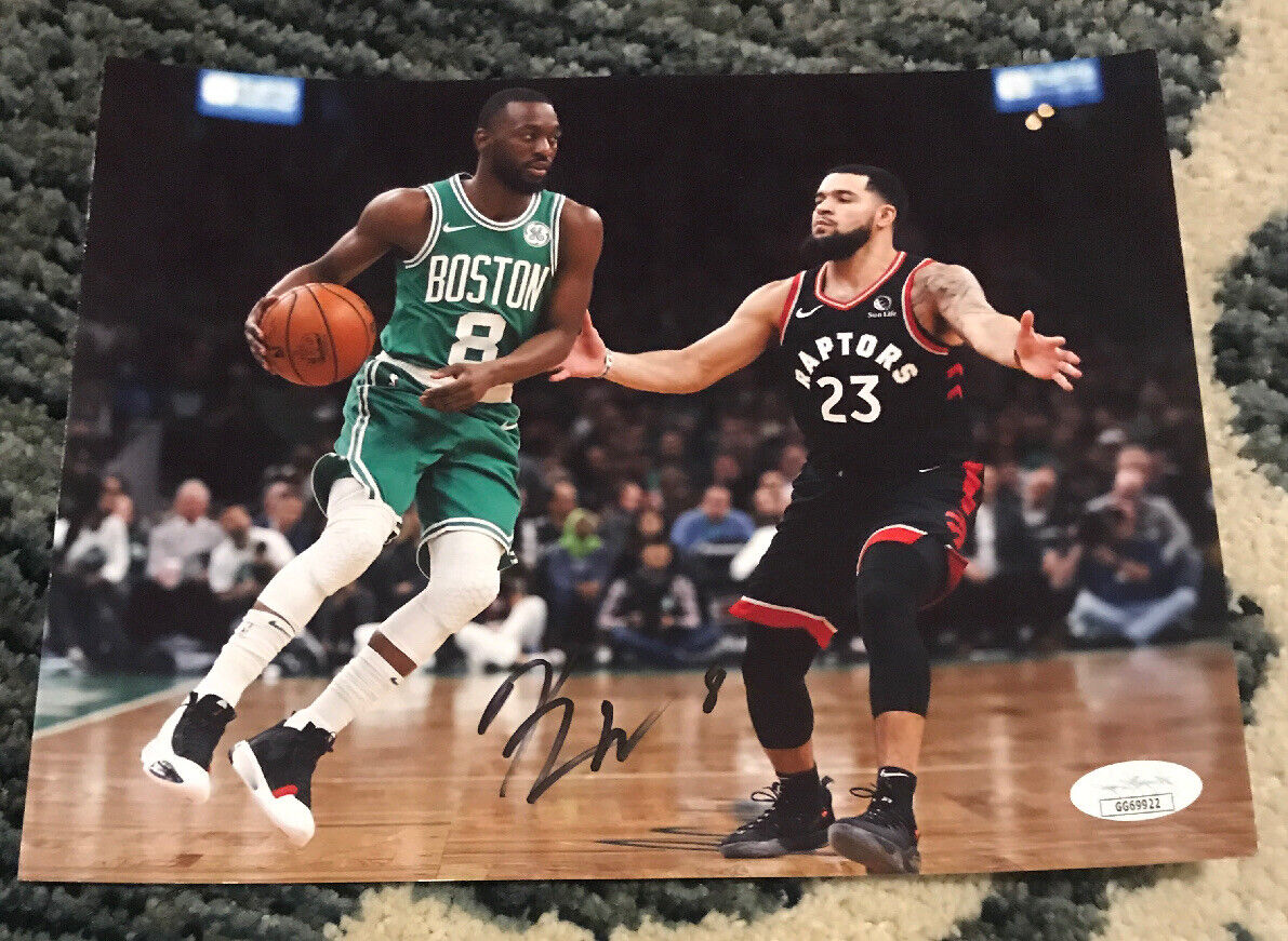 Kemba Walker Boston Celtics Autographed hand Signed 8x10 Photo Poster painting JSA COA